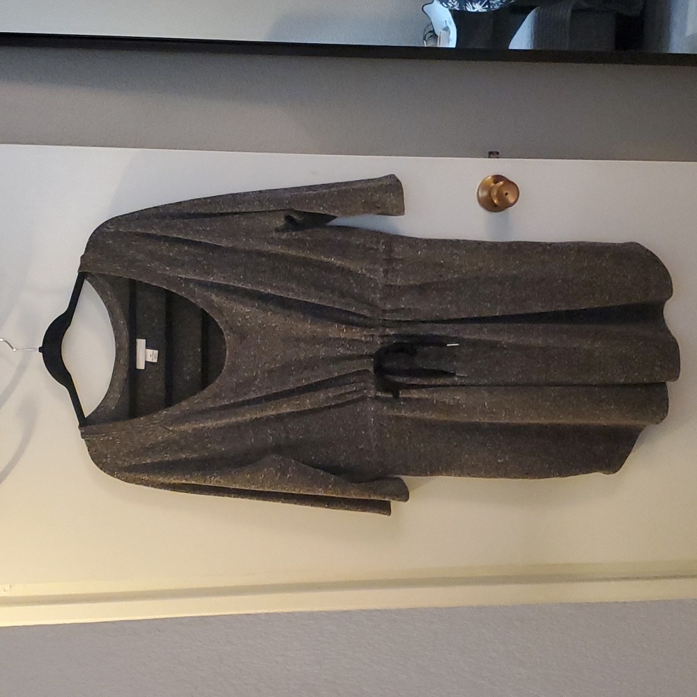 Plus size comfortable dress very versatile 2x gray tweed ish